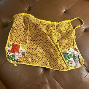 Vintage Fabric Handmade waist Apron